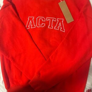 HydroJug Red Crew Neck Sweater limited edition high demand size s